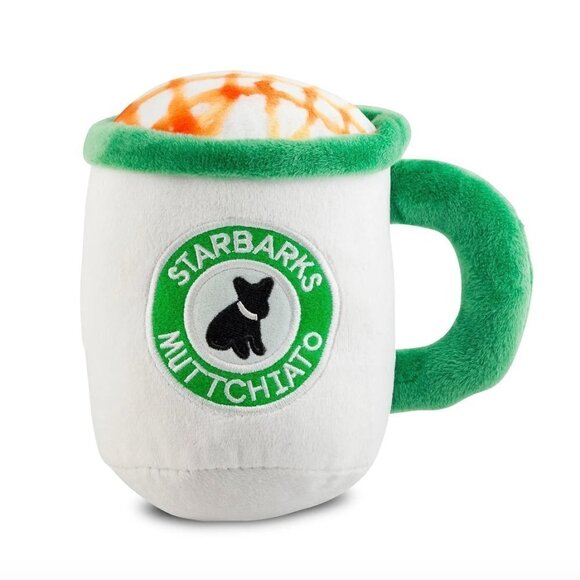 1 LEFT!! STARBARKS MUTTCHIATO DOG TOY - Picture 1 of 1